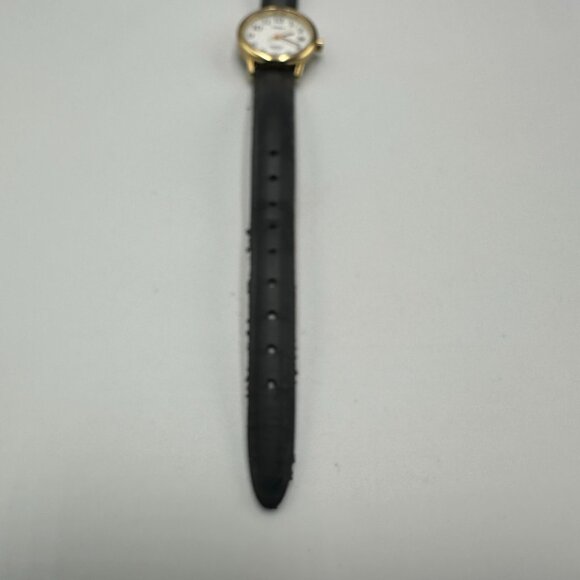 3/$30 Timex Watch Women Gold Tone White Dial Date Window Water Resistant - Picture 6 of 15